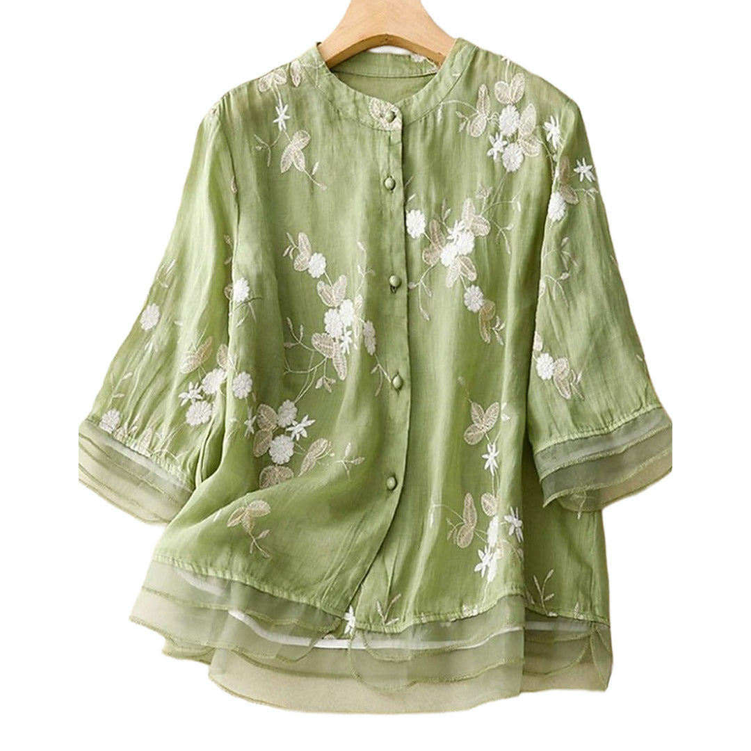Alessia Linen Top