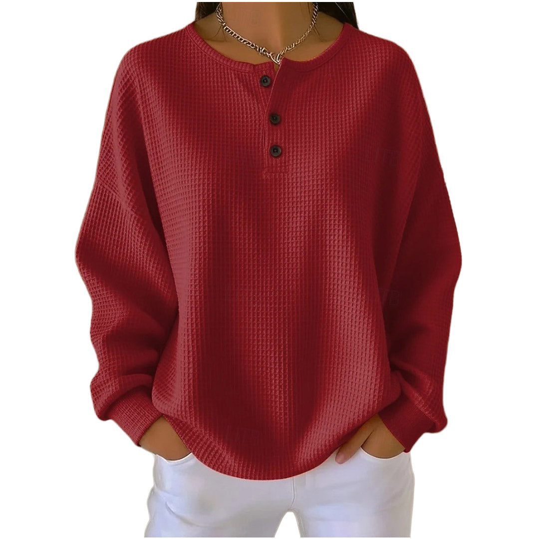 Lillian Mae Waffle Top