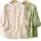 Alessia Linen Top