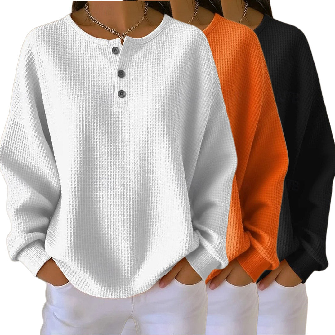 Lillian Mae Waffle Top